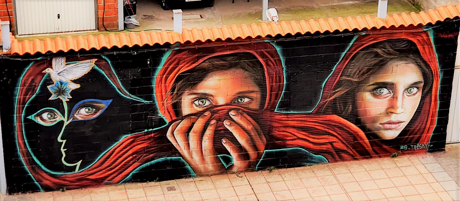 La niña afgana. Cortometraje sobre el mural pintado por Tresky